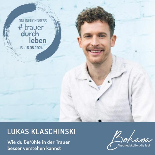 Lukas Klaschinski Sprecher beim Bohana-Onlinekongress